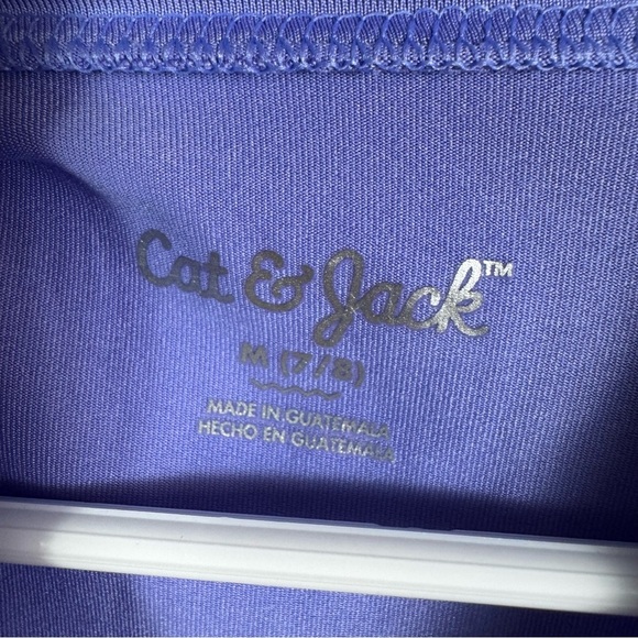 Cat & Jack Purple Rashguard Girls Size M - Picture 3 of 4
